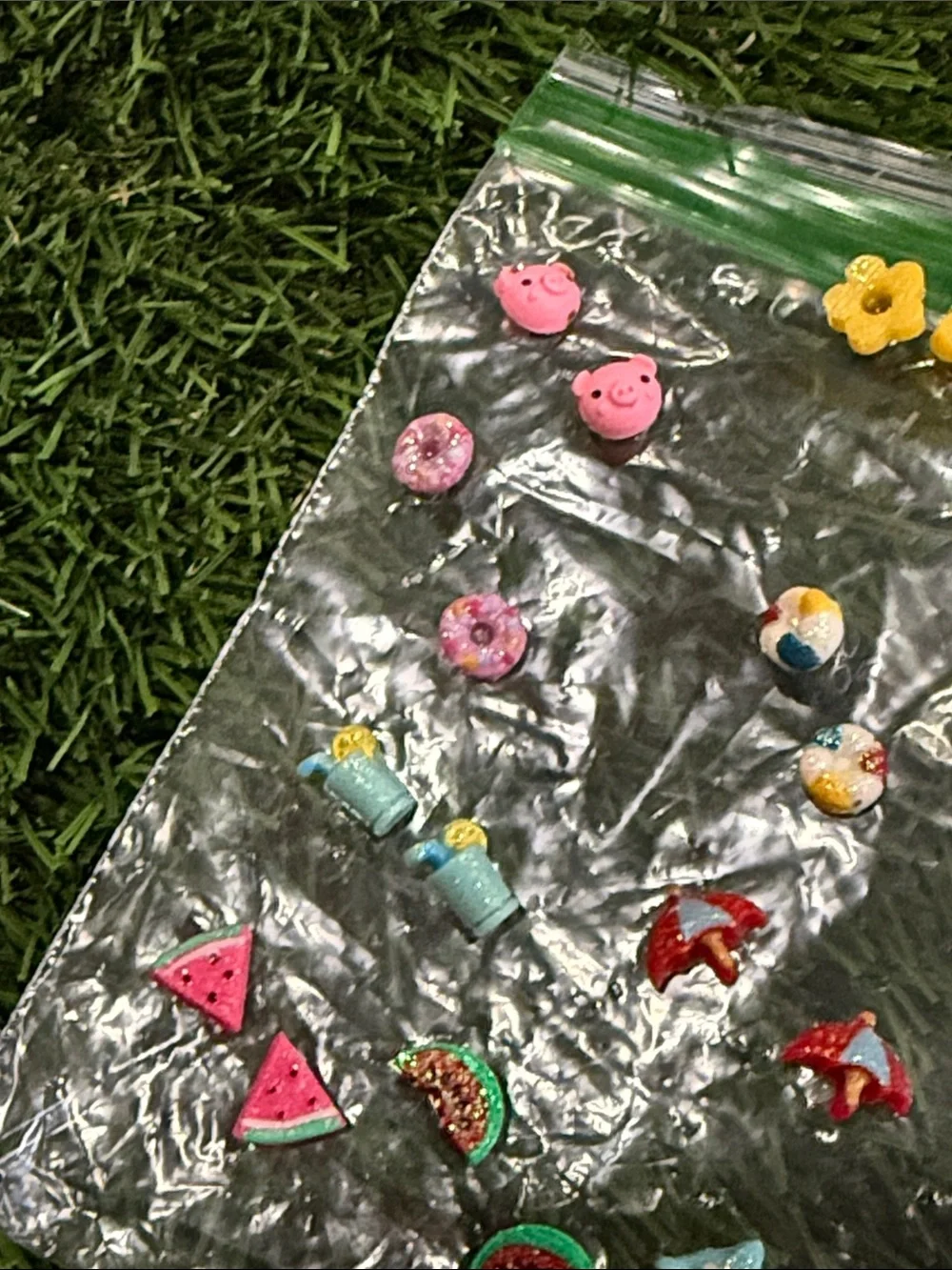 Kids Fun Summer Earrings - Miscellaneous Large Lot - 15 pair